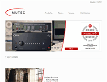 Tablet Screenshot of mutec-net.com